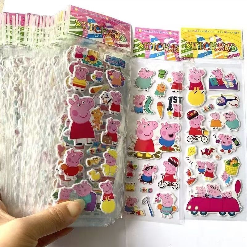 Laptop Accessories Decoration - Peppa Pig çizgi film çıkartması, defter