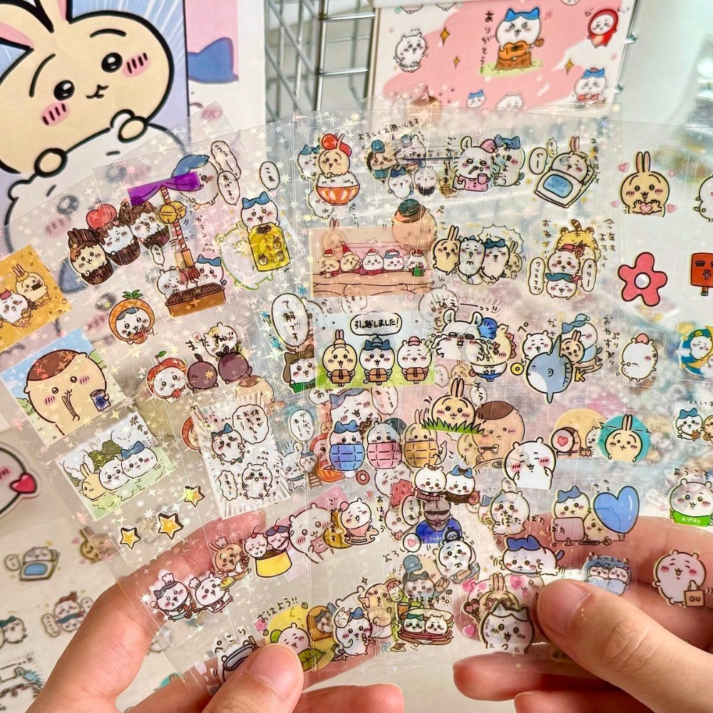 Laptop Accessories Toys - 30 adet Chiikawa lazer çıkartmalar karikatür