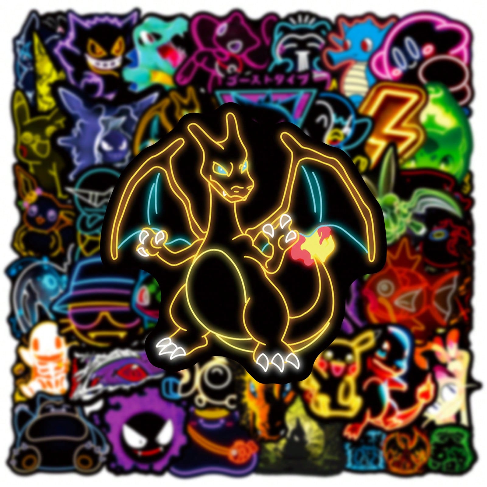 60/100 adet Neon Işıklı Anime  - Laptop Accessories Toys incelemesi ve fiyatı