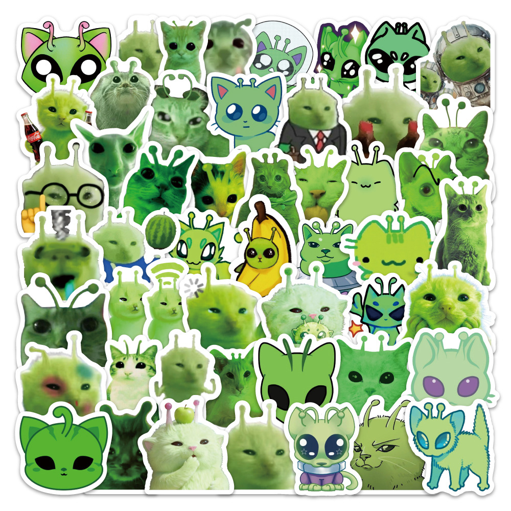 100 adet Eğlenceli Uzaylı Kedi - Laptop Accessories Cute incelemesi ve fiyatı