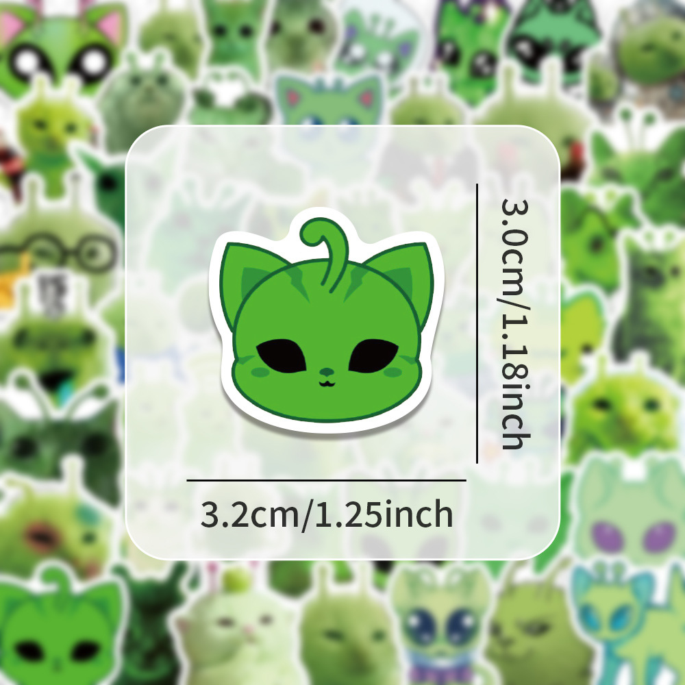100 adet Eğlenceli Uzaylı Kedi - Laptop Accessories Cute incelemesi ve fiyatı