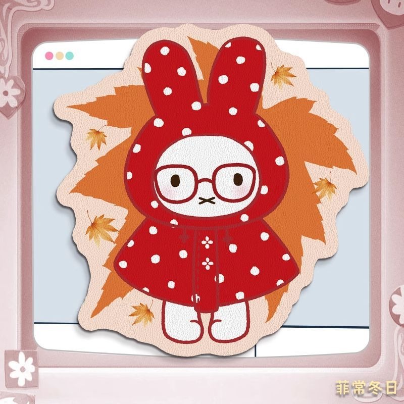 Anime Miffy Deri Mouse Pad, Bi - Laptop Accessories Design incelemesi ve fiyatı