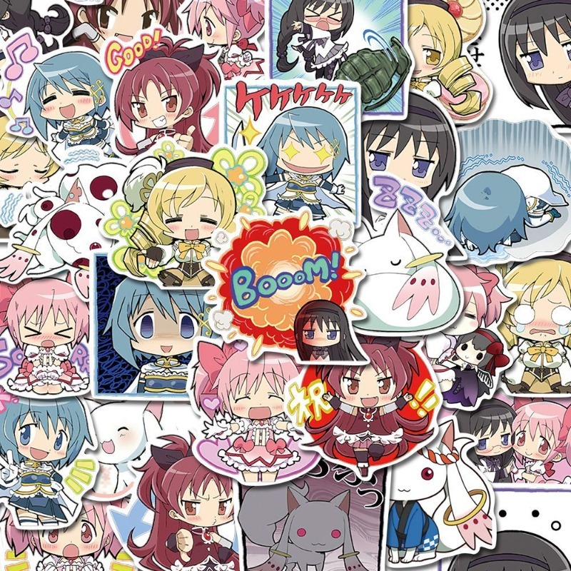 48 adet karikatür Puella Magi  - Laptop Accessories Decoration incelemesi ve fiyatı