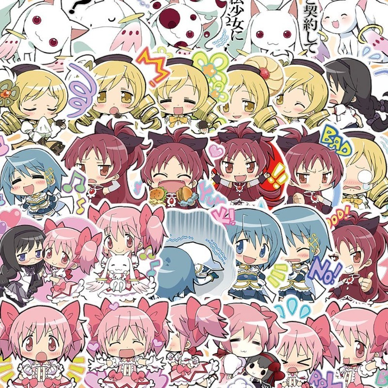 48 adet karikatür Puella Magi  - Laptop Accessories Decoration incelemesi ve fiyatı
