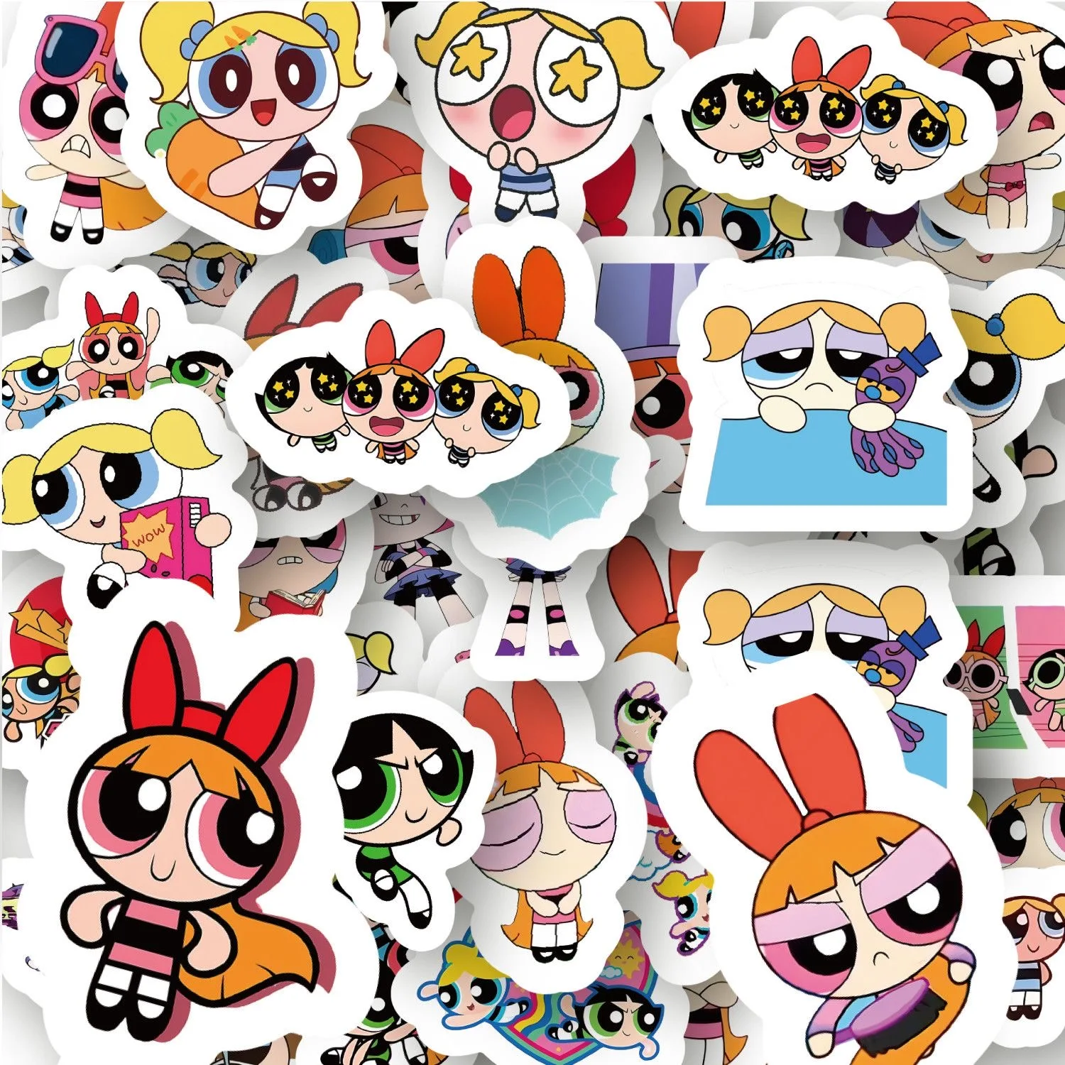 100 adet Powerpuff Girls çıkar - Laptop Bag Waterproof incelemesi ve fiyatı