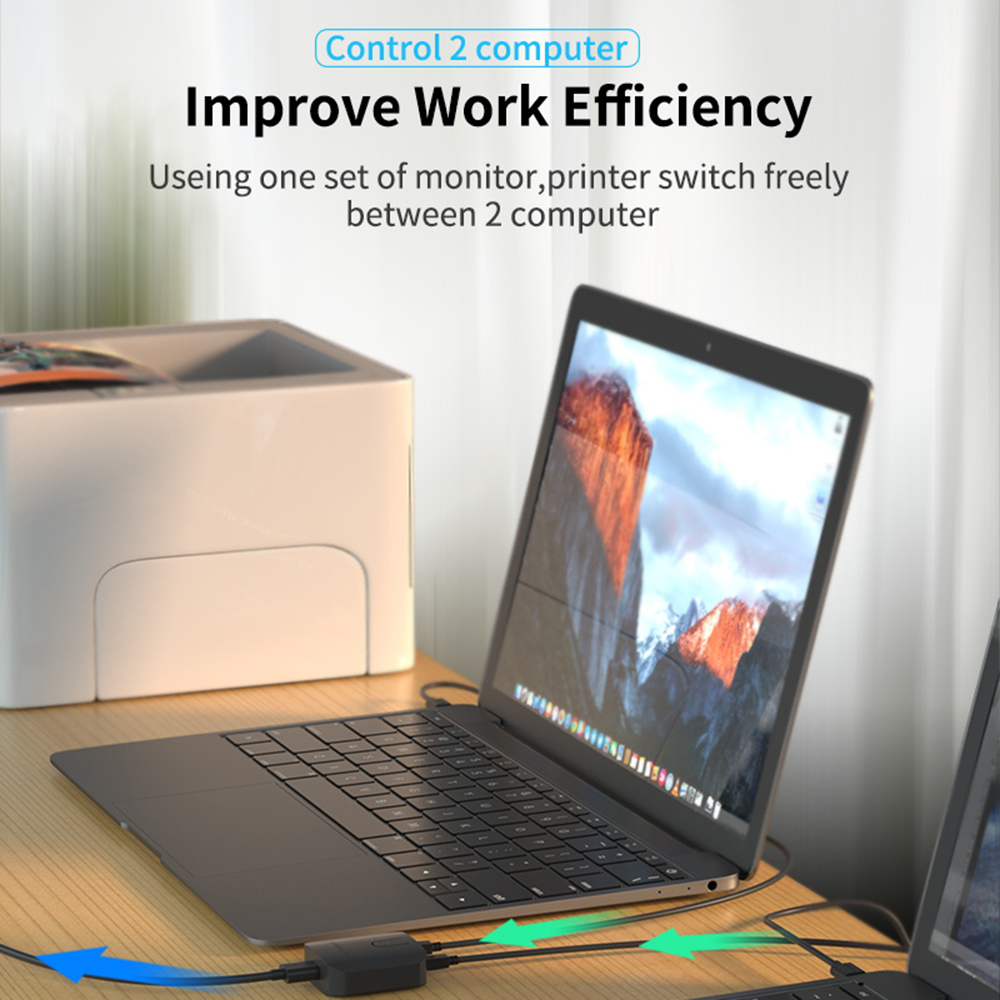 2X1 KVM Switch Box seçici çift - Laptop Accessories Toys incelemesi ve fiyatı