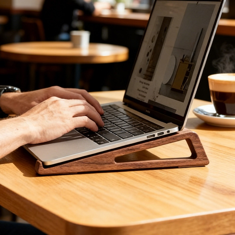 Taşınabilir Katlanabilir Ahşap - Laptop Accessories Design incelemesi ve fiyatı